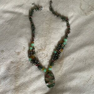 Jade and unakite heckles